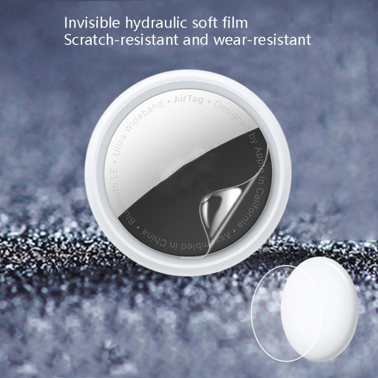 50 Pairs HD Front + Back Hydrocoagulant Film Protective Film For AirTag 2nd Gen / AirTag 1st Gen, 50 Pairs HD Front + Back, 50 Pairs Frosted Front + Back