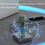 M.2 NGFF / NVME 솔리드 스테이트 드라이브 하단 USB3.1 노트북 외장 SSD 모바일 하드 디스크 소켓, 스타일:, SD01 (M.2 SATA 프로토콜), SD02 (M.2 NVME 프로토콜)