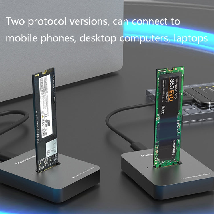 M.2 NGFF / NVME 솔리드 스테이트 드라이브 하단 USB3.1 노트북 외장 SSD 모바일 하드 디스크 소켓, 스타일:, SD01 (M.2 SATA 프로토콜), SD02 (M.2 NVME 프로토콜)