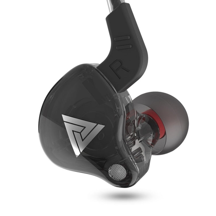 QKZ AK6 2개입 인이어 3.5mm 유선 서브우퍼 스포츠 이어폰, 2쌍