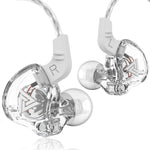 QKZ AK6 2개입 인이어 3.5mm 유선 서브우퍼 스포츠 이어폰, 2쌍