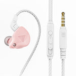 QKZ AK6 2개입 인이어 3.5mm 유선 서브우퍼 스포츠 이어폰, 2쌍
