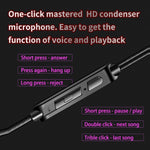 QKZ AK6 2개입 인이어 3.5mm 유선 서브우퍼 스포츠 이어폰, 2쌍