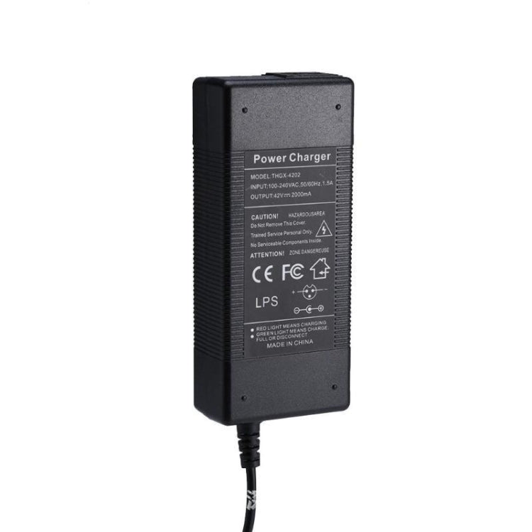 THGX-4202 42V / 2A DC 5.5mm 충전 포트 범용 전기 스쿠터 전원 어댑터 리튬 배터리 충전기 Xiaomi Mijia M365 & Ninebot ES2 / ES4용, EU 플러그, US 플러그, UK 플러그, AU 플러그