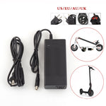 THGX-4202 42V / 2A DC 5.5mm 충전 포트 범용 전기 스쿠터 전원 어댑터 리튬 배터리 충전기 Xiaomi Mijia M365 & Ninebot ES2 / ES4용, EU 플러그, US 플러그, UK 플러그, AU 플러그