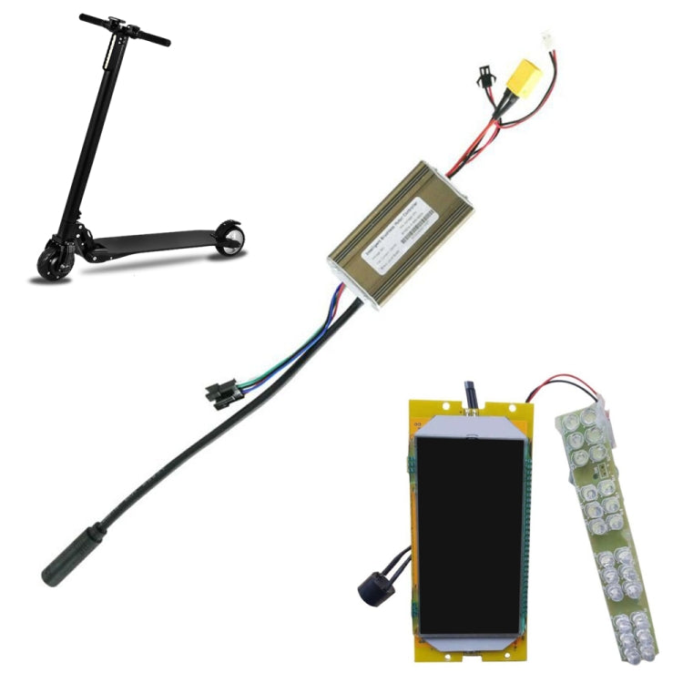 전기 스쿠터 LED 디스플레이 스크린 메인 컨트롤 보드 교체 부품 Kugoo S1 / S2 / S3 시리즈용, 컨트롤러+디스플레이