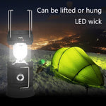 5803 태양광 캠핑 램프 야외 LED 비상 휴대용 조명 USB 출력 지원, 태양광 + USB