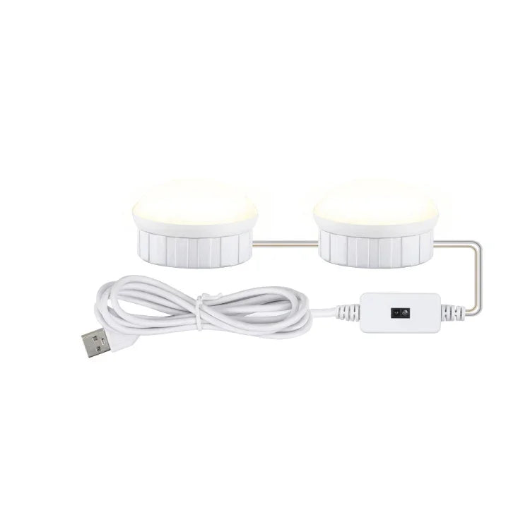 LED 메이크업 거울 조명 뷰티 보조 조명 손 스윕 센서 거울 전면 조명, 2개 전구, 6개 전구, 10개 전구, 14개 전구