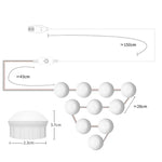 Mirror Front Light Dimmable Makeup Mirror USB Touch Control Light, 2 LEDs, 6 LEDs, 10 LEDs, 14 LEDs