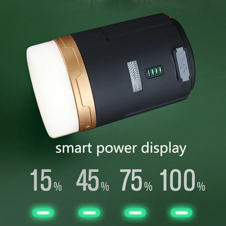Y10 리모컨 캠핑 라이트 야외 조명 휴대용 USB 텐트 라이트 LED 랜턴 램프, YD-29 블랙