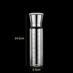 304 스테인리스 스틸 바다 소금 후추 분쇄기 가정용 후추 커피 수동 분쇄 병, 450ml