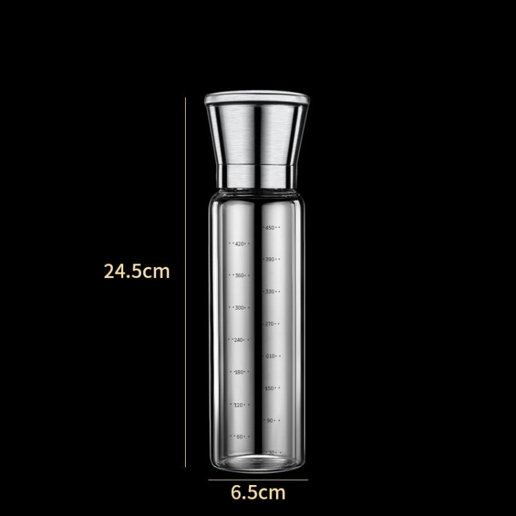 304 스테인리스 스틸 바다 소금 후추 분쇄기 가정용 후추 커피 수동 분쇄 병, 450ml
