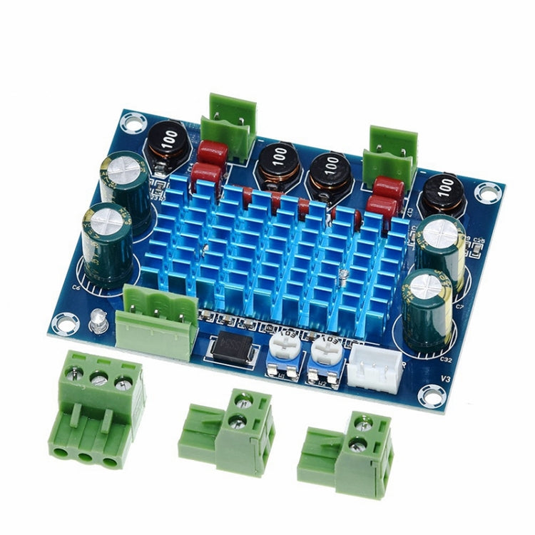 HW-447 고출력 디지털 파워 앰프 보드 TPA3116D2 섀시 전용 플러그인 5-28V 출력 120W