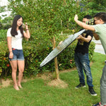 90 x 120cm 5-in-1 실버 / 소프트 / 골드 / 화이트 / 블랙 접이식 사진 스튜디오 반사판 보드, 5 in 1 90 x 120cm