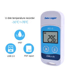 TTE35065 디지털 USB 온도 데이터 로거, 창고 저장, 냉장, 냉동 저장 및 실험실용, TTE35065