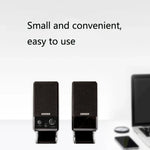 에디파이어 R10U 미니 USB 노트북 스피커, R10U 블랙