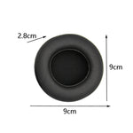 Kraken 7.1 V2 Pro용 두꺼운 스폰지 헤드셋 세트 1쌍 90mm 이어머프, 블랙, 오렌지