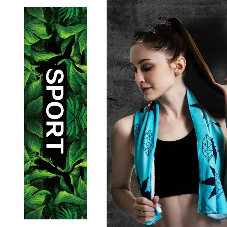 피트니스 쿨 타월 야외 스포츠 쿨링 빠른 건조 타월, 크기: 100 x 30cm, 빠른 건조 타월, 크기: 100 x 30cm(그리너리), 빠른 건조 타월, 크기: 100 x 30cm(메이플), 빠른 건조 타월, 크기: 100 x 30cm(스카이)