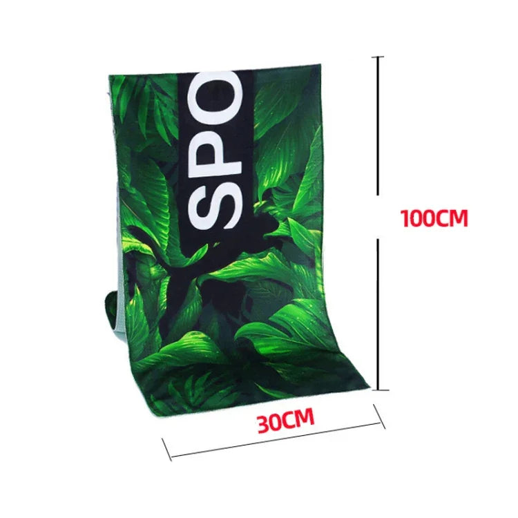 피트니스 쿨 타월 야외 스포츠 쿨링 빠른 건조 타월, 크기: 100 x 30cm, 빠른 건조 타월, 크기: 100 x 30cm(그리너리), 빠른 건조 타월, 크기: 100 x 30cm(메이플), 빠른 건조 타월, 크기: 100 x 30cm(스카이)