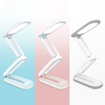 YAGE T125 LED 데스크 램프 USB 접이식 독서용 눈 조명, 도자기 화이트, 블루 화이트, 핑크 화이트