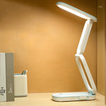 YAGE T125 LED 데스크 램프 USB 접이식 독서용 눈 조명, 도자기 화이트, 블루 화이트, 핑크 화이트