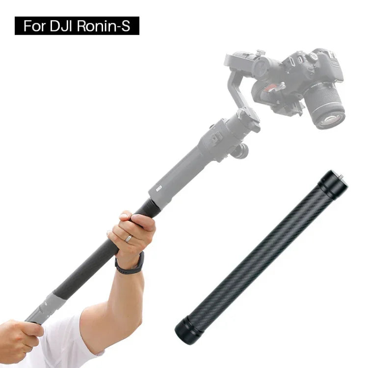 Ulanzi Agimbalgear 핸드헬드 안정화 짐벌 카본 파이버 연장봉 DJI RONIN-S용, DJI RONIN-S용 길이: 35.5cm