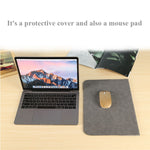 가로형 매트 PU 노트북 가방, MacBook 11인치 A1465/A1370용, MacBook 12인치 A1534용, MacBook Air/Pro 13.3인치 A1466/A1369/A1502/A1425용, MacBook Air/Pro 13인치 A2337/A1989/A2179/A2338/A1708용, MacBook Pro 15.4인치 A1707/A1990용