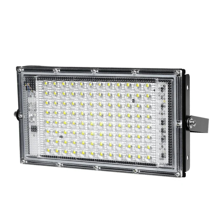 방수 LED 투광 조명 야외 정원 조명 건설 현장 조명 프로젝터 조명, 사양:, 100W 96구 (쿨 화이트)