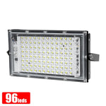 방수 LED 투광 조명 야외 정원 조명 건설 현장 조명 프로젝터 조명, 사양:, 100W 96구 (쿨 화이트)