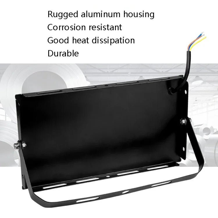 방수 LED 투광 조명 야외 정원 조명 건설 현장 조명 프로젝터 조명, 사양:, 100W 96구 (쿨 화이트)