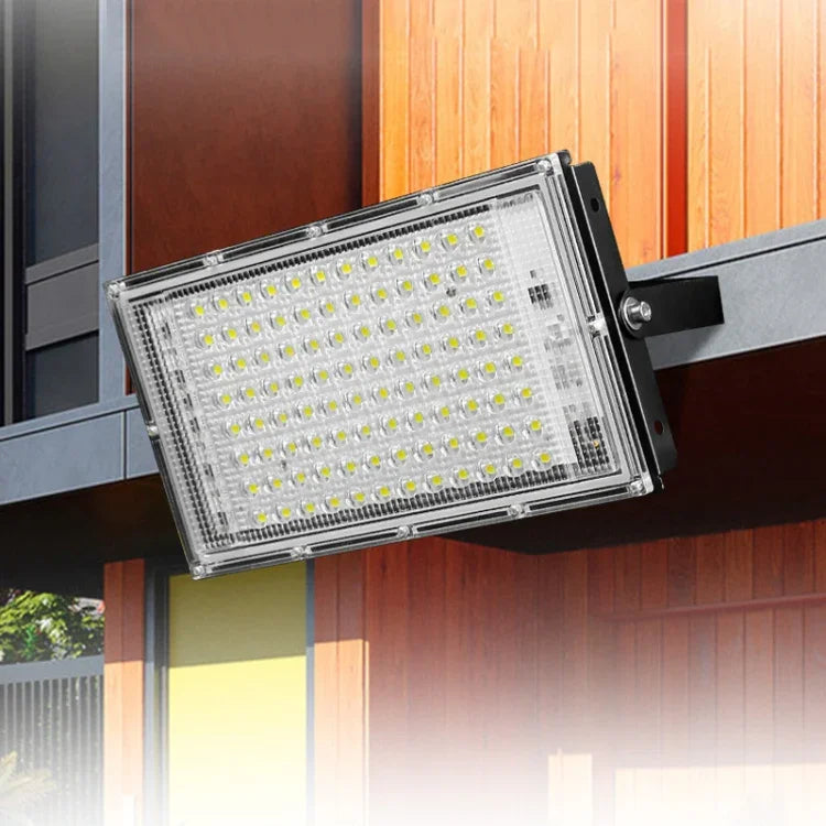방수 LED 투광 조명 야외 정원 조명 건설 현장 조명 프로젝터 조명, 사양:, 100W 96구 (쿨 화이트)
