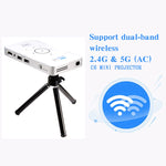 C6 1G+8G 안드로이드 시스템 지능형 DLP HD 미니 프로젝터 휴대용 홈 모바일 폰 프로젝터, 미국 플러그 (블랙), 유럽 플러그 (블랙), 영국 플러그 (블랙), 호주 플러그 (블랙), 미국 플러그 (화이트), 호주 플러그 (화이트)