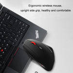 Lenovo Thinkbook 무선 마우스 인체공학 디자인 사이드 그립 마우스, 사이드 그립 마우스
