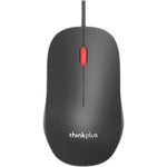 Lenovo Thinkplus M80 오피스 경량 인체공학 노트북 마우스, 유선, 무선