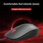 Lenovo Thinkplus M80 오피스 경량 인체공학 노트북 마우스, 유선, 무선