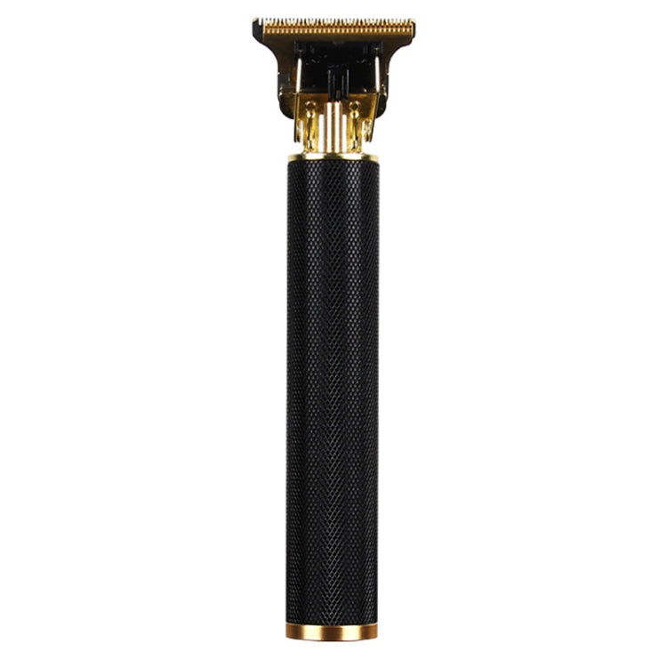 중공 T자형 강철 헤드 헤어 트리머 USB 충전 조각 전기 이발기, 강철 헤드 (블랙), 강철 헤드 (골드), 강철 헤드 (실버), 강철 헤드 (그라데이션)