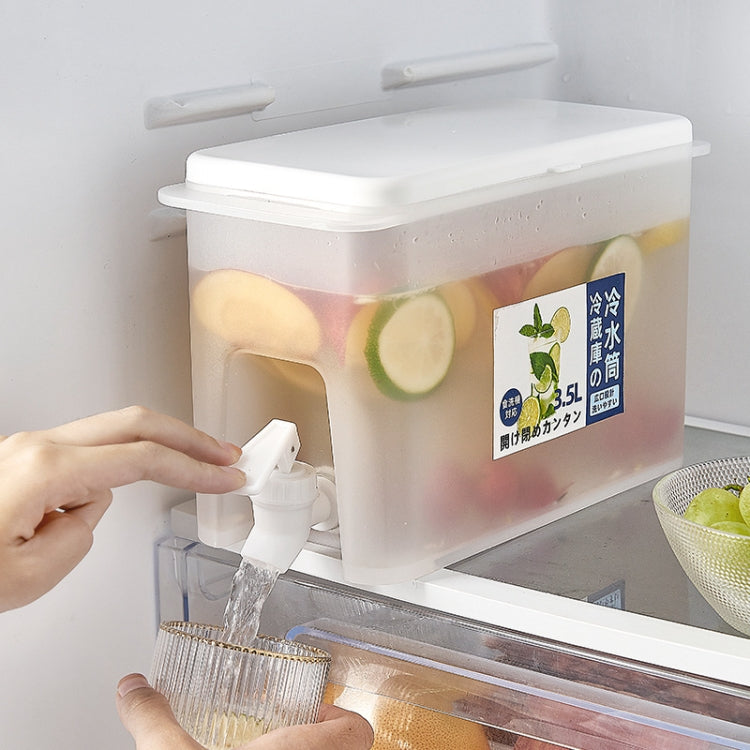 가정용 수도꼭지 달린 냉수병 냉장고 과일 주전자 여름용 물통, 3.5L 냉수병