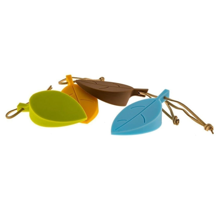 창의적인 잎 실리콘 문지지개 2개 어린이 손 끼임 방지 안전 문 충격 패드