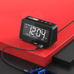 K5 Wireless Bluetooth Speaker Desktop Alarm Clock Radio, US Plug, EU Plug, UK Plug