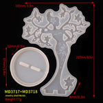 보석 보관 선반 몰드 DIY 장식 에폭시 몰드, MD3717+MD3718