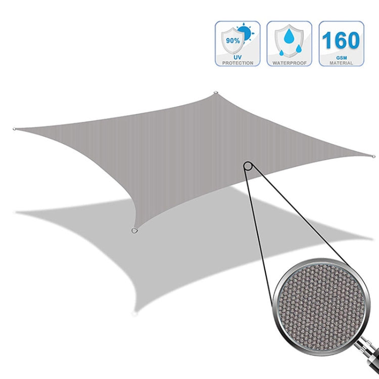 야외 정원 햇빛 차단 차양막 방수 자외선 차단 캐노피, 크기: 2m x 5m, 2m x 5m