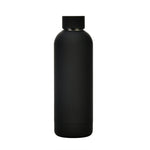 Stainless Steel Outdoor Matte Water Bottle Portable Sports Water Cup Rubber Paint Insulation Cup, Moss Green, Light Pink, Smoky Pink, Cinnabar Orange, Green White, Khaki, Ink Black, Lake Blue, Gray Green, Lilac Purple, Indigo, Gray