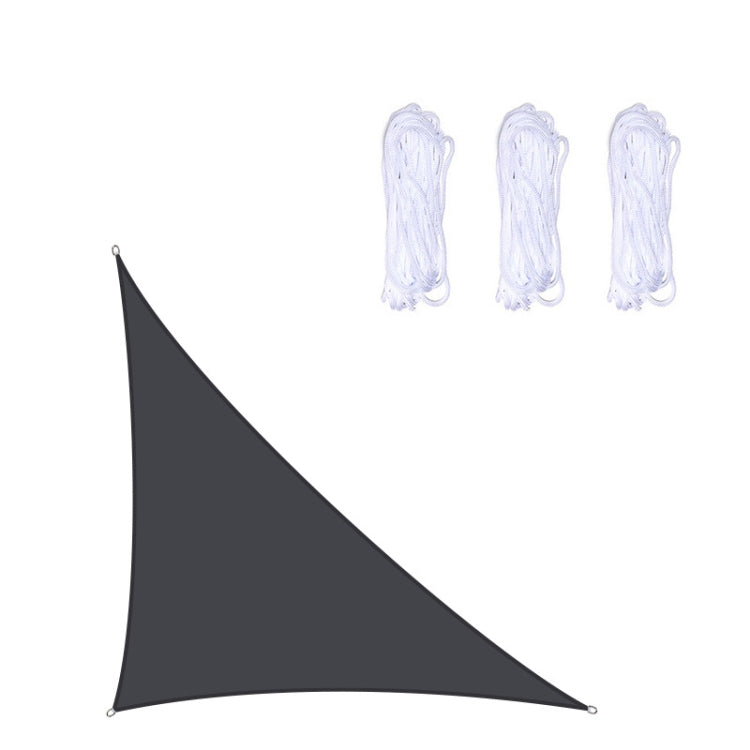 삼각형 야외 정원 햇빛 차단 방수 자외선 차단 캐노피, 크기: 5m x 5m x 7.1m, 5m x 5m x 7.1m