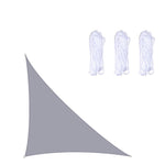 삼각형 야외 정원 햇빛 차단 방수 자외선 차단 캐노피, 크기: 5m x 5m x 7.1m, 5m x 5m x 7.1m