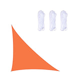 삼각형 야외 정원 햇빛 차단 방수 자외선 차단 캐노피, 크기: 5m x 5m x 7.1m, 5m x 5m x 7.1m