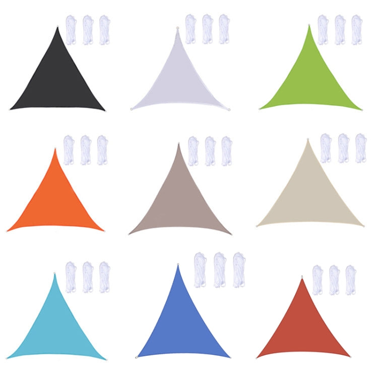 Triangle Outdoor Garden Sunshade Sail Waterproof Anti-UV Canopy, Size: 5m x 5m x 5m, 5m x 5m x 5m