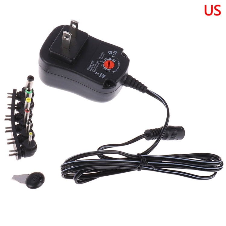 C5 3-12V 12W 가변 전압 조절 스위치 전원 공급 장치 어댑터 다기능 충전기 DC 팁 포함, 미국 플러그, 영국 플러그, 유럽 플러그