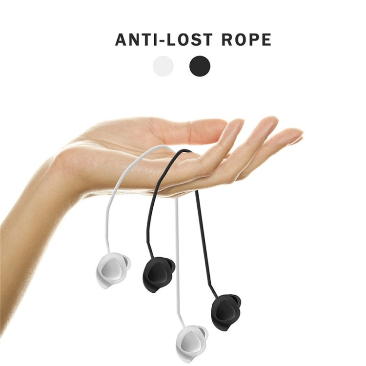 삼성 GALAXY Buds 1 / 2용 블루투스 헤드폰 스포츠 실리콘 분실 방지 로프 3개, 블랙, 화이트, 레드, 블루