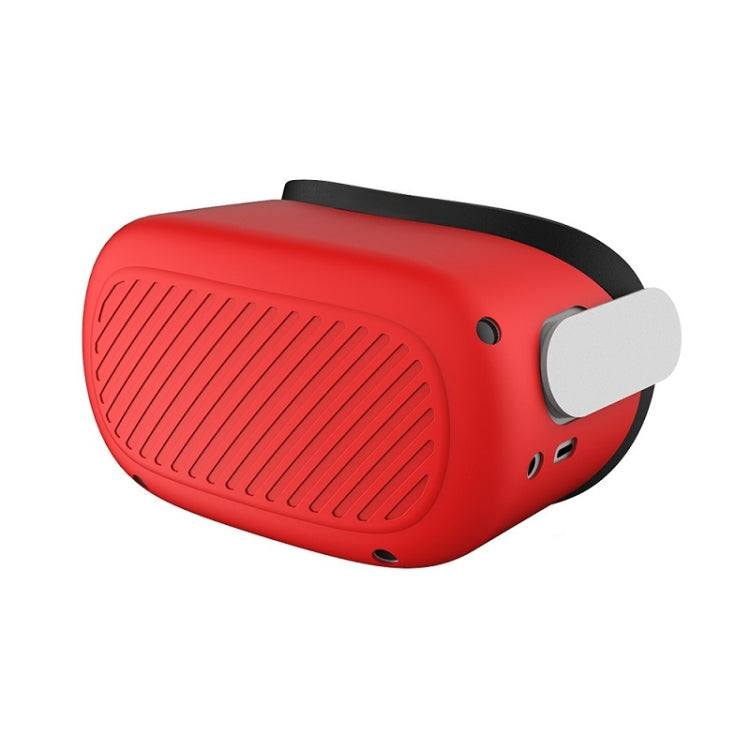 Meta Quest용 VR 안경 실리콘 방수 방진 및 낙하 방지 보호 케이스, 블랙, 화이트, 레드, 발광 그린