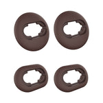 삼성 Galaxy Buds Live용 블루투스 이어폰 실리콘 이어플러그 캡 2세트, 블랙 2쌍, 레드 2쌍, 브라운 2쌍, 화이트 2쌍